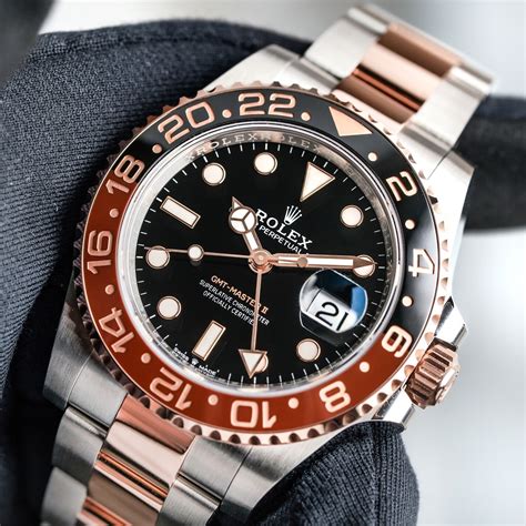 rolex gmt root beer rose gold|rolex gmt master rose gold.